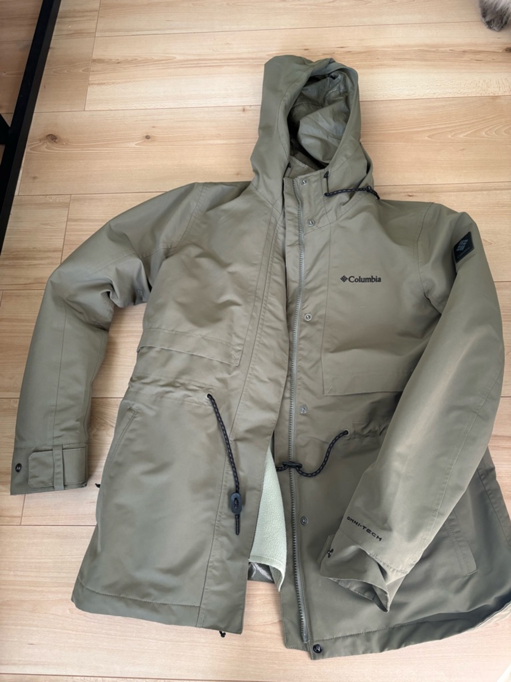 Columbia Women's Olive Green Drop Ridge Interchange Jacket 3-in-1